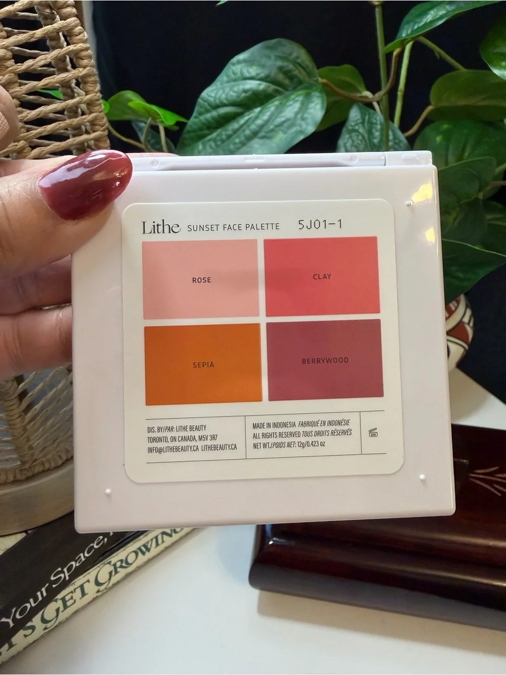 Lithe Beauty Sunset 4-Shade Blush Palette